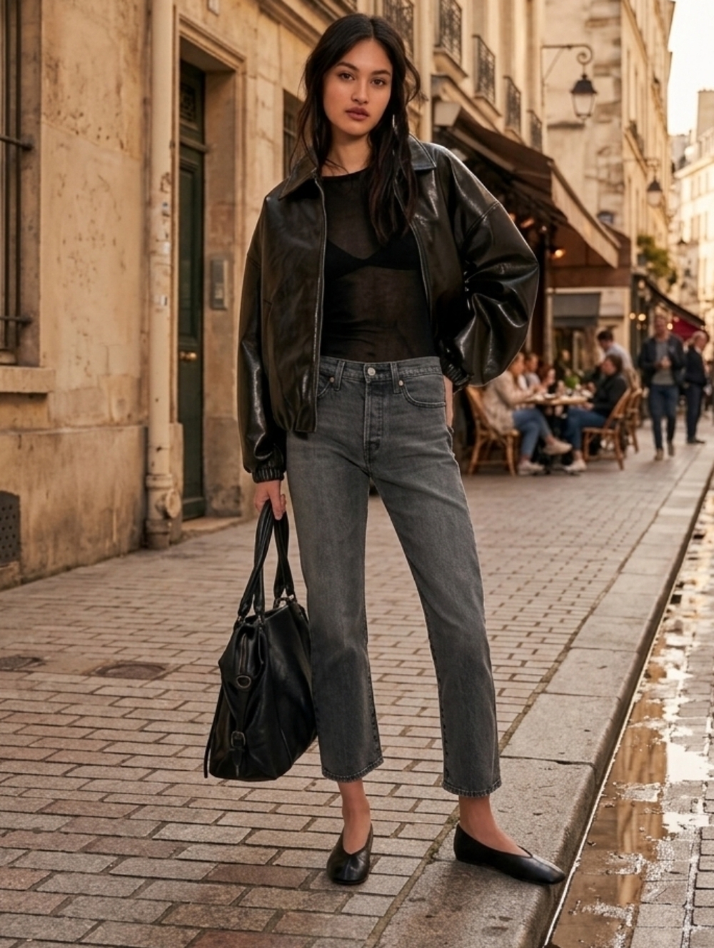 ​Levi’s Premium Wedgie Icon Fit Ankle Jeans​ Faded Black / Grey Wash | Size 25